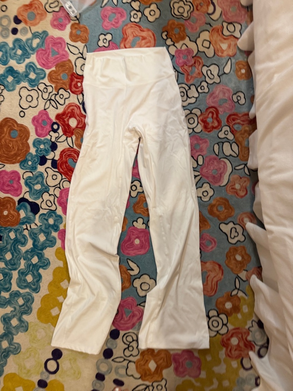 exercere white flair leggings size xs